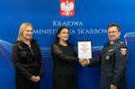 DIAS wręcza Naczelnikom II US w Białymstoku wręcza certyfikat