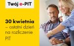 twój e-PIT, 30 kwietnia - ostatni dzień na rozliczenie PIT, kobieta z mężczyzną przy laptopie